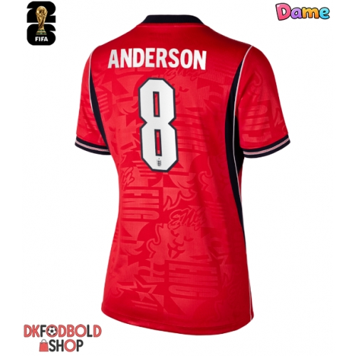 England Elliot Anderson #8 Udebanetrøje Dame VM 2026 Kort ærmer